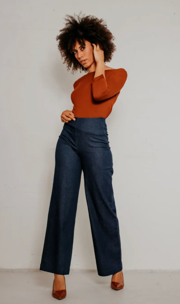 Marlene Pants in Denim