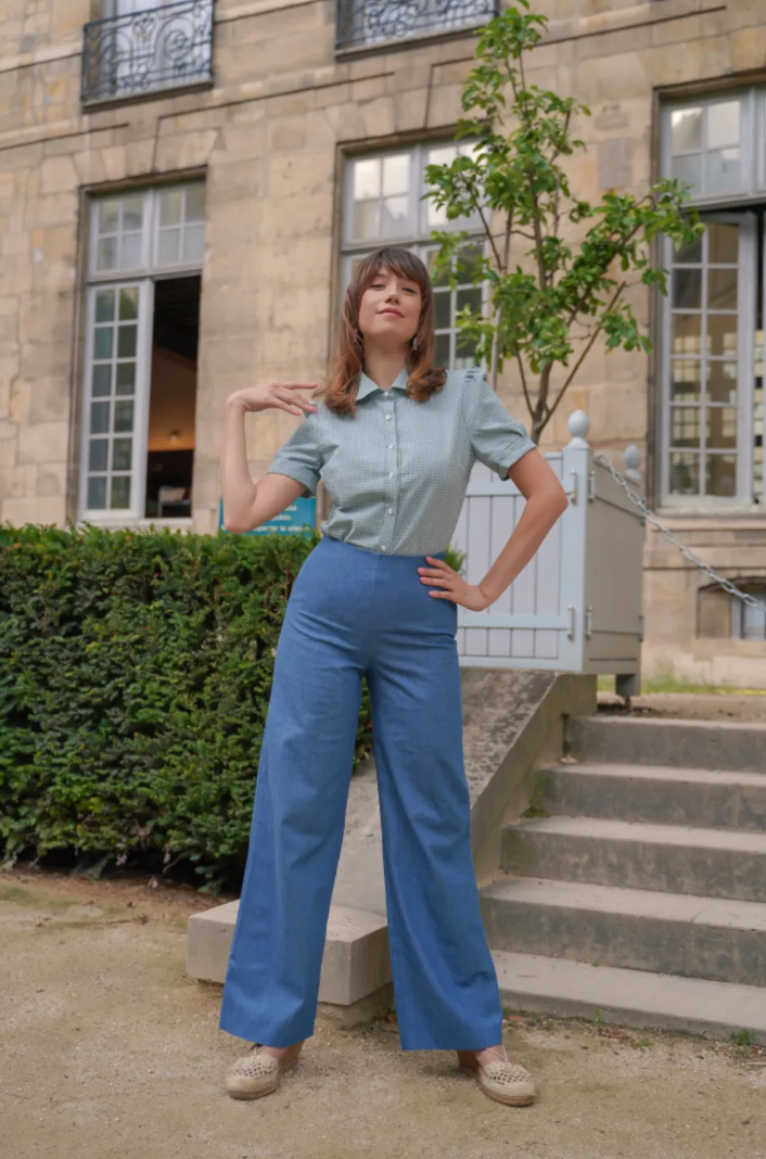 Marlene Pants in Denim