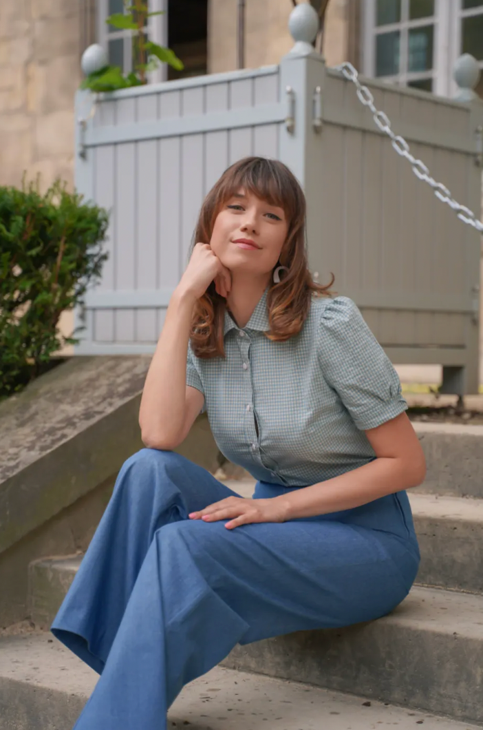 Marlene Pants in Denim