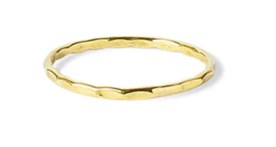 Gehämmerter Ring, Messing