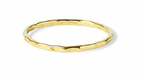 Gehämmerter Ring, Messing
