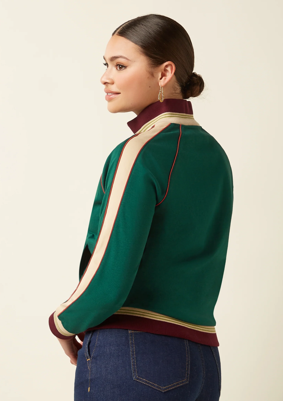 Collegejacke im Retro-Stil