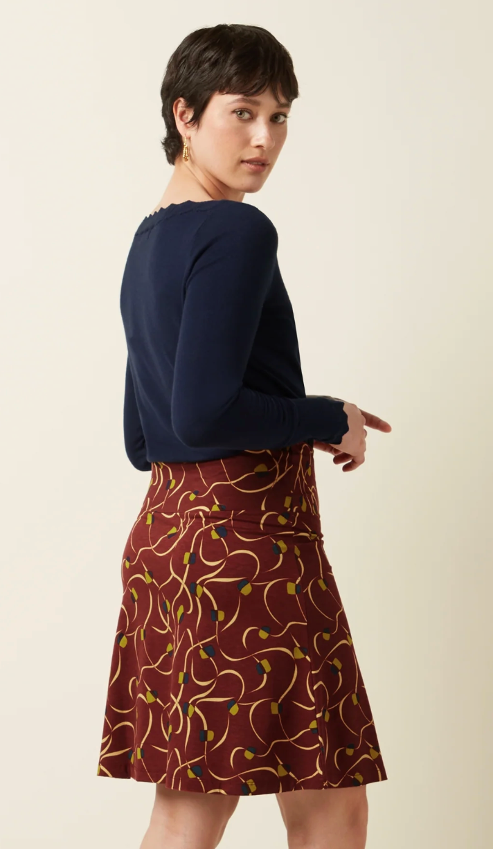 Audrey Top Cocoon, blue