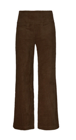 Lade das Bild in den Galerie-Viewer, Liva Pants in Breitcord, dunkelbraun
