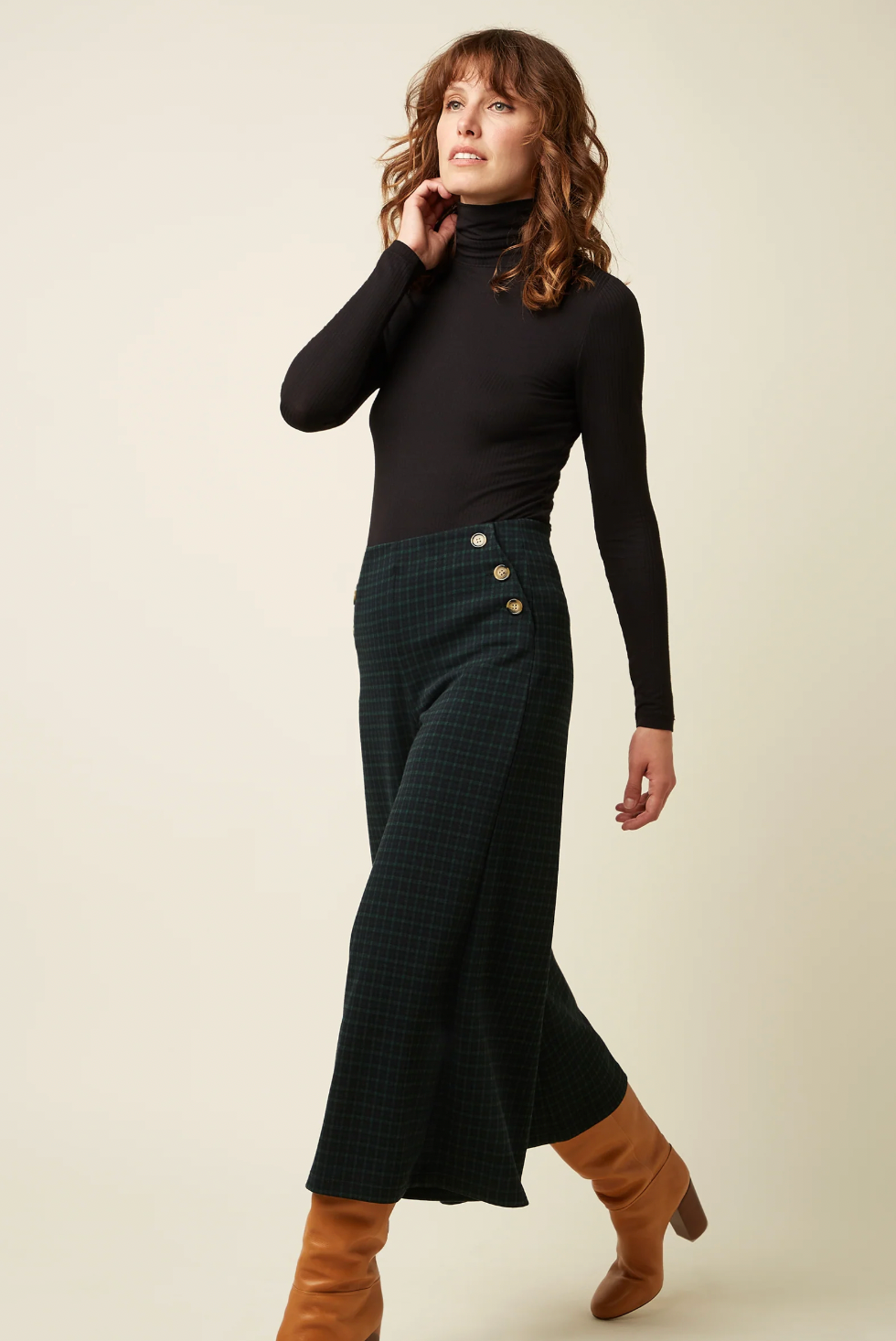 Culotte Hose "Pia" in Karomuster