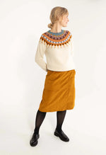 Lade das Bild in den Galerie-Viewer, Short Cord Sketch Skirt &quot;Danemaren&quot;
