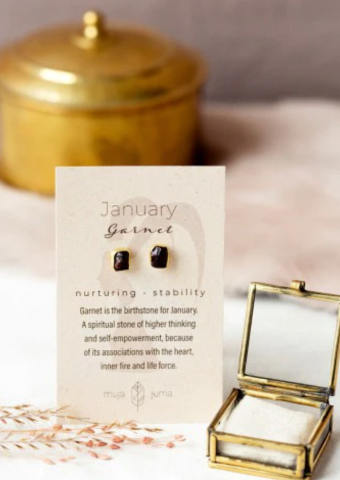 Dein Geburtsstein, 12 verschiedene Ohrringe