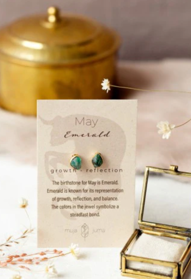 Dein Geburtsstein, 12 verschiedene Ohrringe