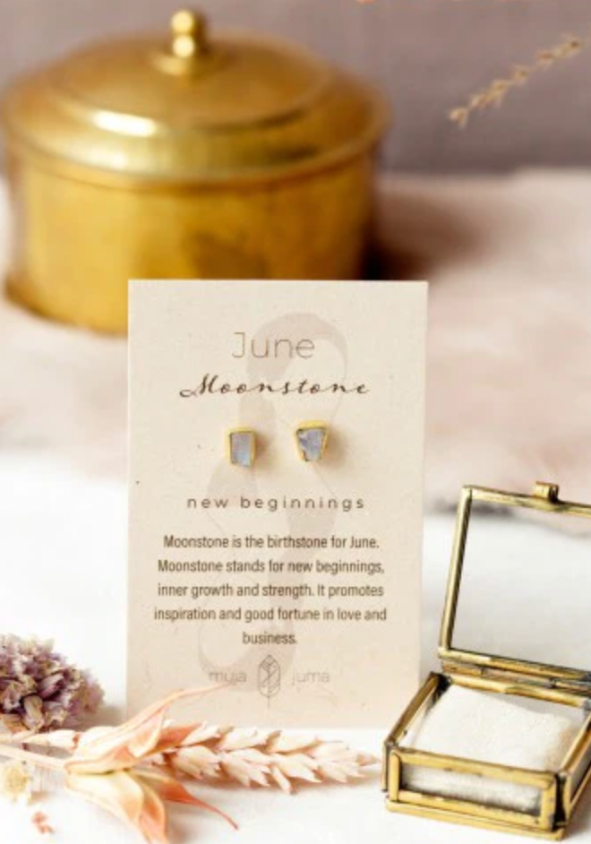 Dein Geburtsstein, 12 verschiedene Ohrringe