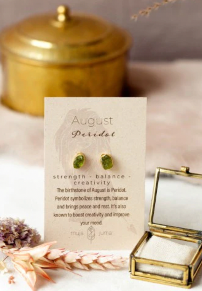 Dein Geburtsstein, 12 verschiedene Ohrringe