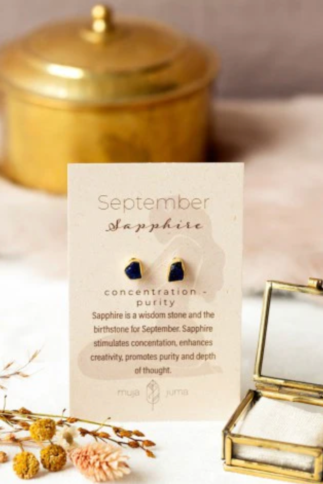 Dein Geburtsstein, 12 verschiedene Ohrringe